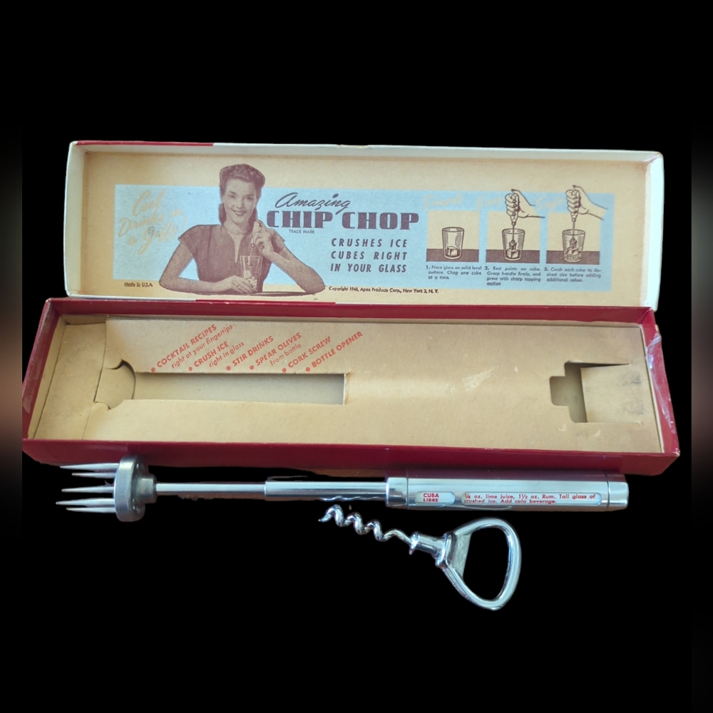 Vintage 1940's Drink Dialer Cocktail tool by Apex